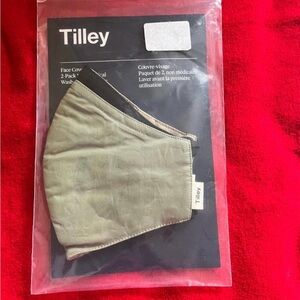 Tilley 2 Pack Washable 100% Cotton Face Covers